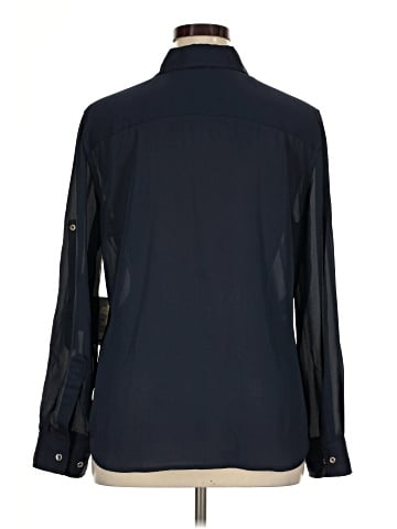 Jones New York Signature Long Sleeve Button-Down Shirt (view 2)