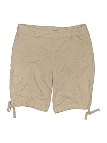 St. John's Bay Khaki Shorts (view 1)