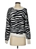Express 100% Nylon Animal Print Silver Pullover Sweater Size XS - photo 1