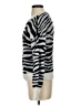 Express 100% Nylon Animal Print Silver Pullover Sweater Size XS - photo 5