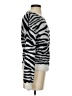 Express 100% Nylon Animal Print Silver Pullover Sweater Size XS - photo 4