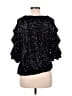 CeCe Black 3/4 Sleeve Blouse Size M - photo 2