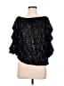 CeCe Black 3/4 Sleeve Blouse Size M - photo 1