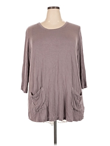 LOGO by Lori Goldstein 3/4 Sleeve T-Shirt (view 1)