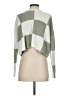Moon & Madison 100% Acrylic Checkered-gingham Green Pullover Sweater Size XS - photo 2