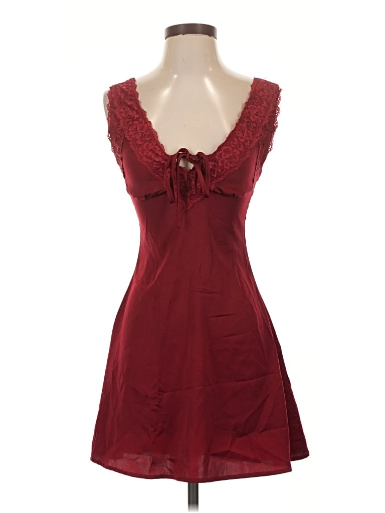 Pre-owned Cider Cocktail Dress In Burgundy