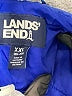 Lands' End 100% Polyester Paisley Blue Windbreaker Size 18 - 20 - photo 3