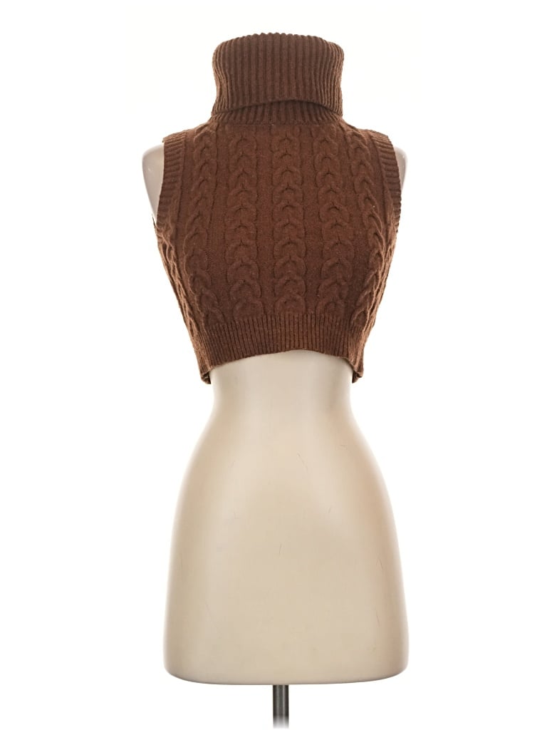Pre-owned Cider Turtleneck Sweater In Brown