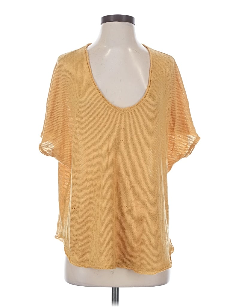 Pre-owned Out From Under Pullover Sweater In Gold