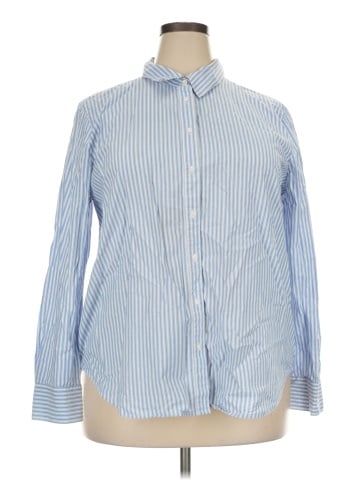 Ann Taylor Factory Long Sleeve Button-Down Shirt (view 1)