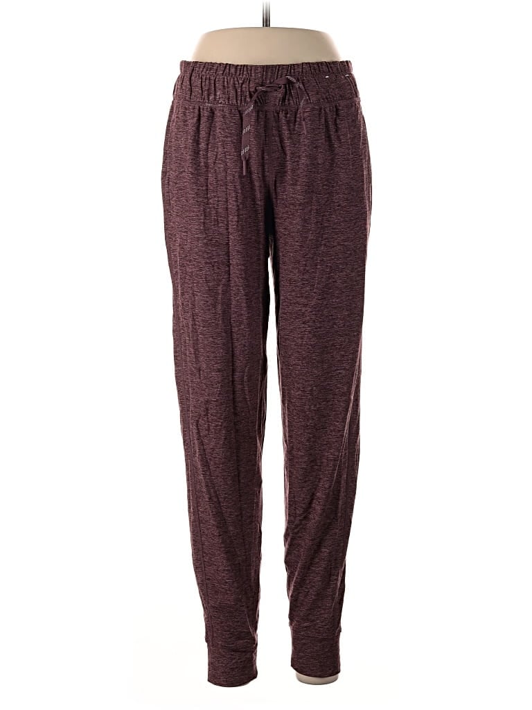 Pre-owned Flx Casual Pants In Burgundy