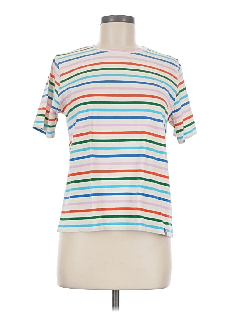 Pre-owned Kule Short Sleeve T-shirt In White