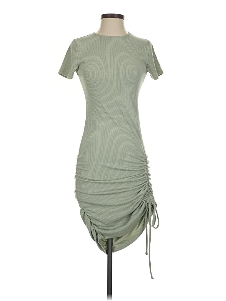 Pre-owned Minkpink Casual Dress In Green