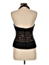 Cache 100% Polyester Black Sleeveless Blouse Size 8 - photo 2