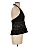 Cache 100% Polyester Black Sleeveless Blouse Size 8 - photo 4