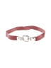 Chico's 100% Leather Pink Leather Belt Size Med - Lg - photo 1