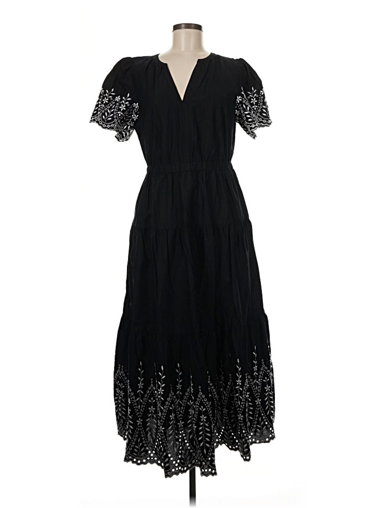 Pre-owned Lands' End Cocktail Dress In Black