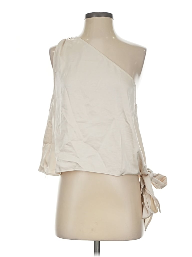 Pre-owned Beige Botany Sleeveless Blouse In Ivory
