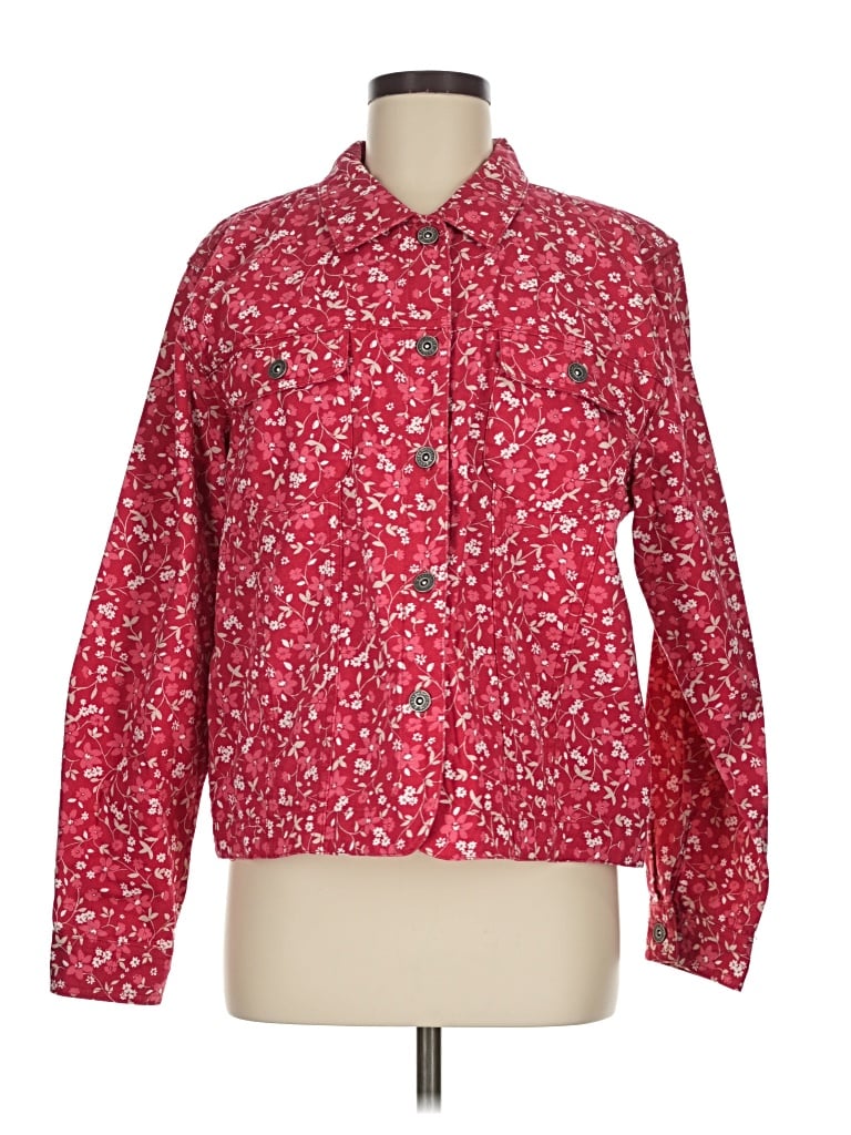 Pre-owned Christopher & Banks Jacket In Red