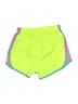 Nike 100% Polyester Color Block Green Athletic Shorts Size 6X - photo 2