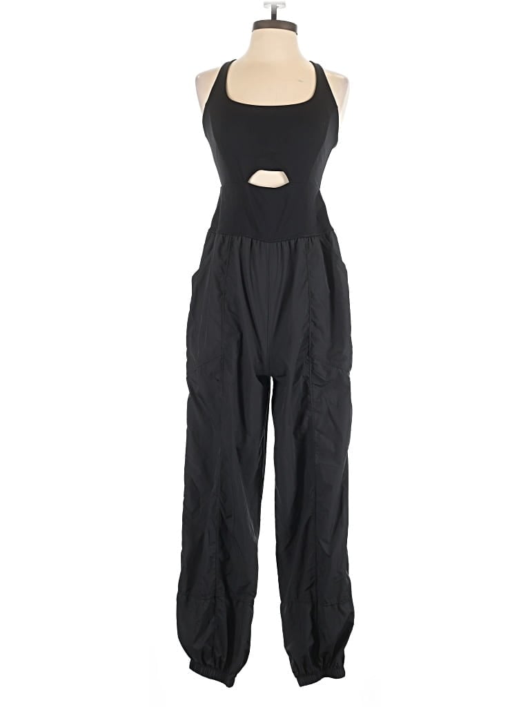 Pre-owned Fp Movement Jumpsuit In Black