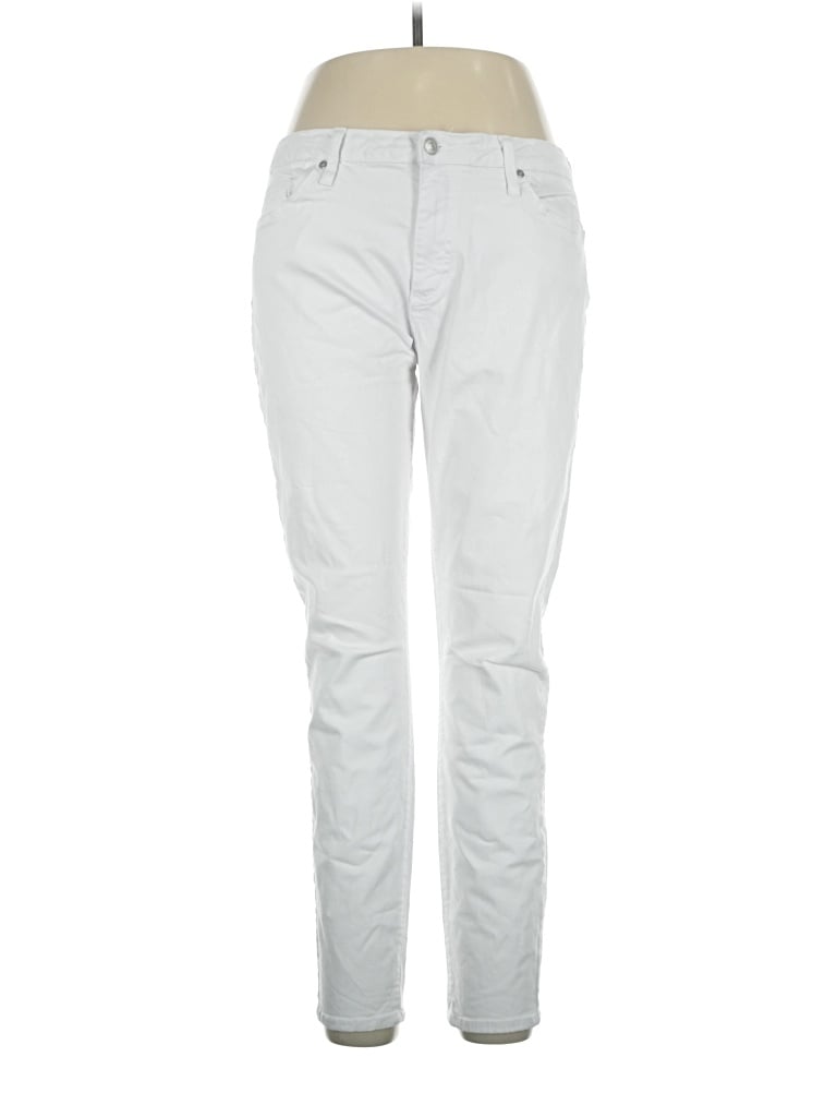 Pre-owned Just Black Jeans In Silver