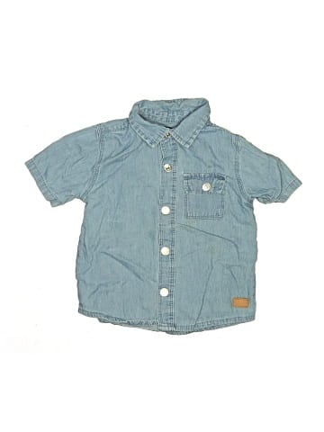 7 For All Mankind Short Sleeve Button-Down Shirt (view 1)