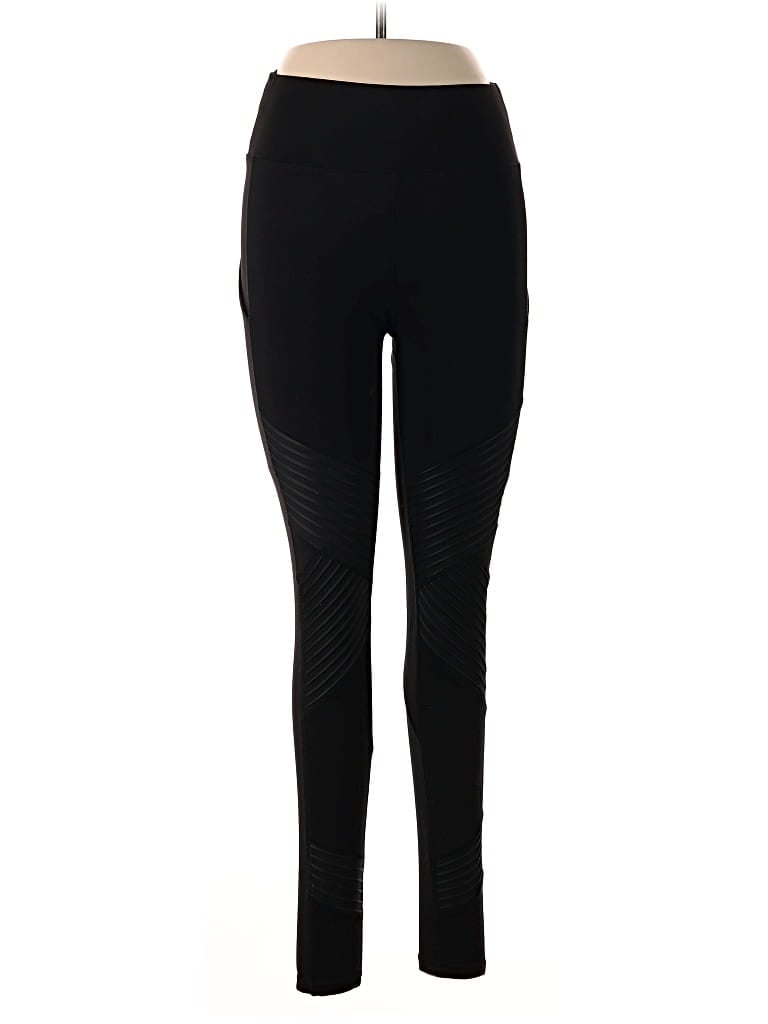 Pre-owned Pop Fit Active Pants In Black