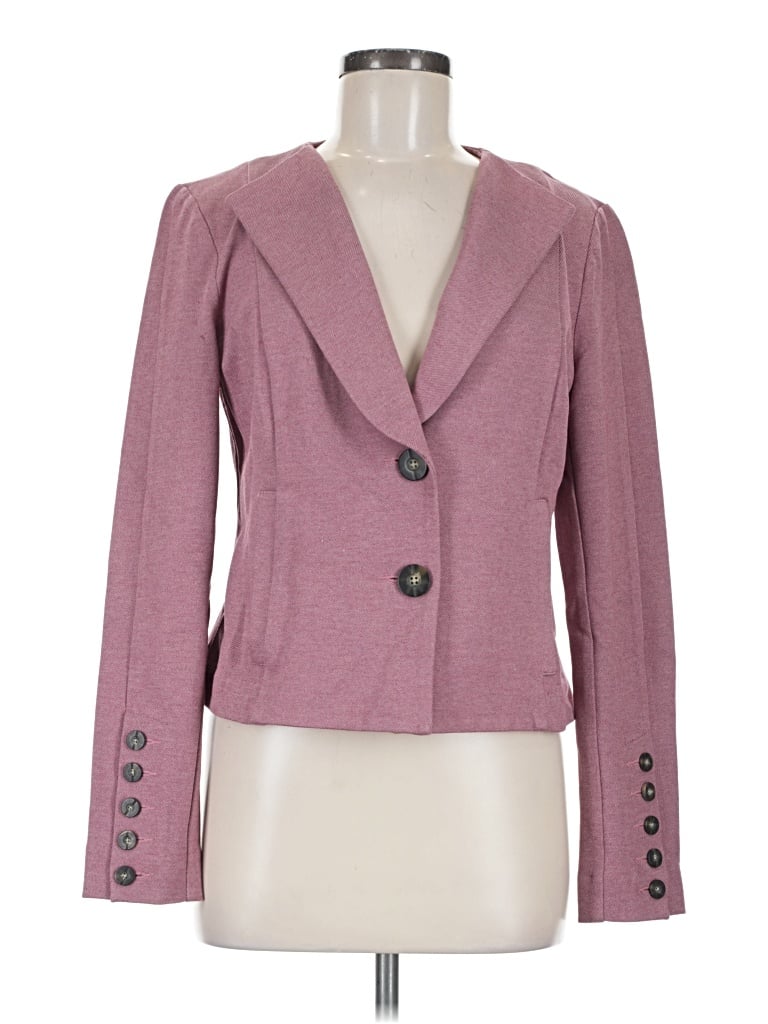Pre-owned Cabi Blazer Jacket In Purple