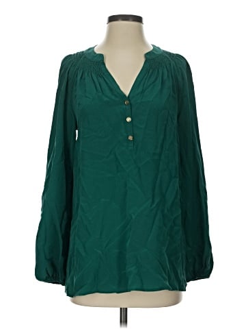 Lilly Pulitzer Long Sleeve Silk Top (view 1)