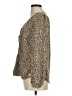 Levi's 100% Polyester Animal Print Brown Tan Long Sleeve Blouse Size M - photo 5