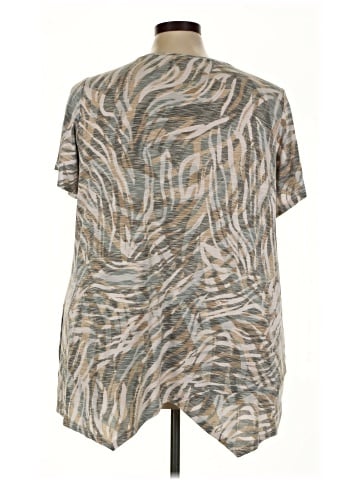 LOGO by Lori Goldstein Short Sleeve Top (view 2)