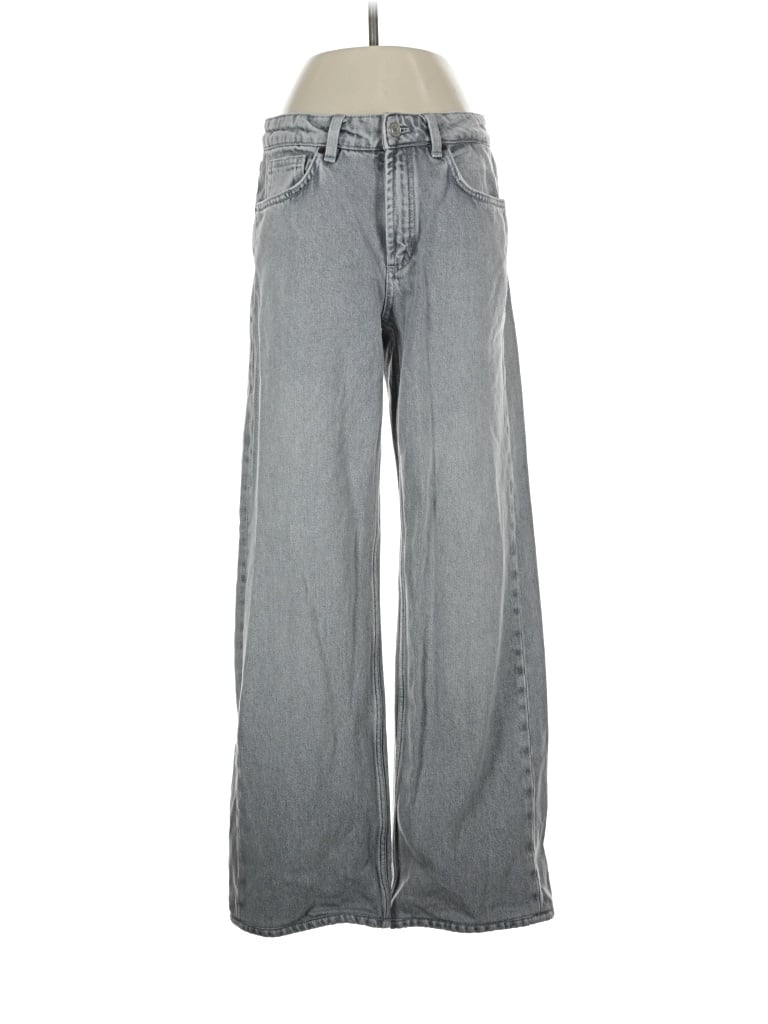 Pre-owned Massimo Dutti Jeans In Gray