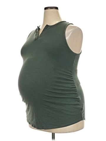 Isabel Maternity Sleeveless T-Shirt (view 1)