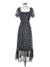 Wallflower 100% Polyester Paisley Blue Casual Dress Size S - photo 2