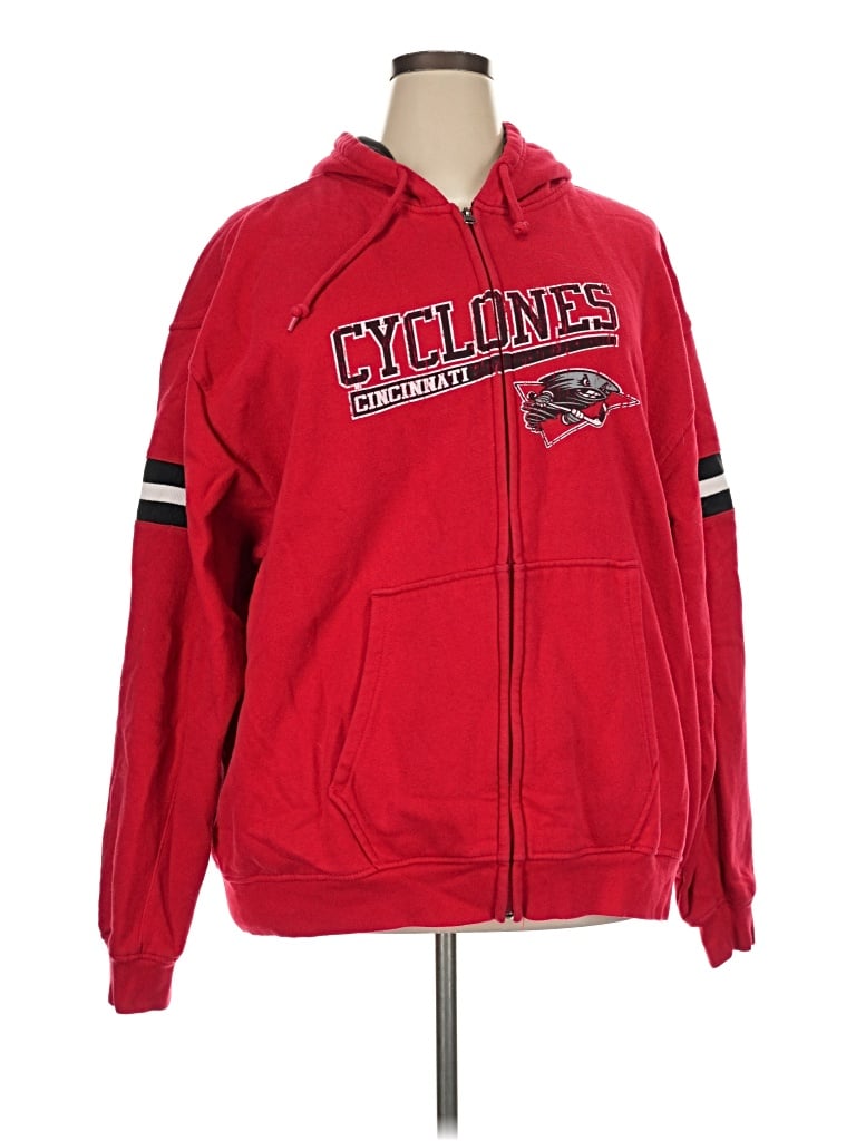 Pre-owned Holloway Zip Up Hoodie In Red