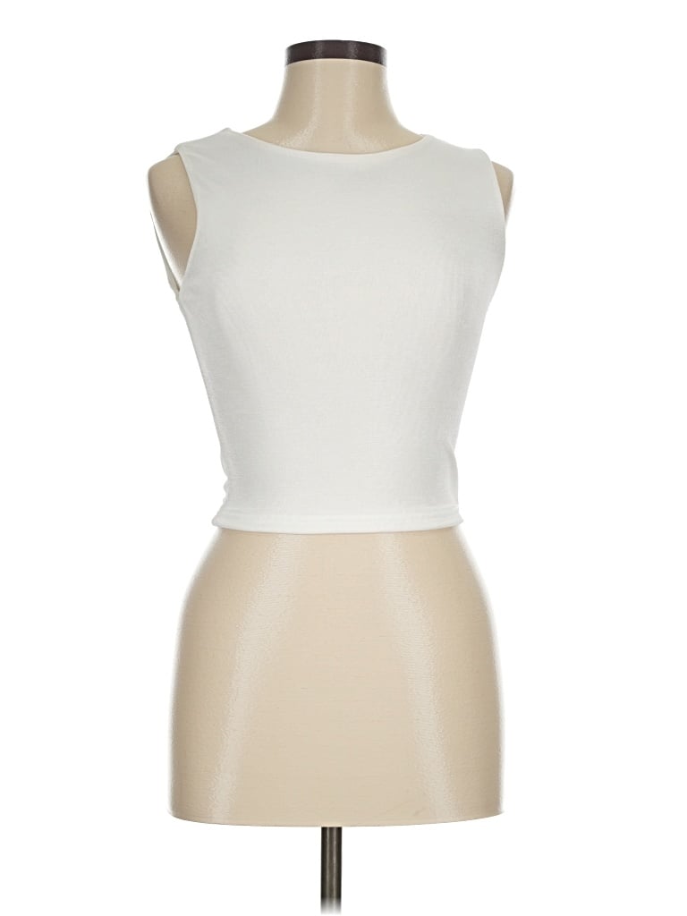 Pre-owned Tiger Mist Sleeveless T-shirt In Ivory