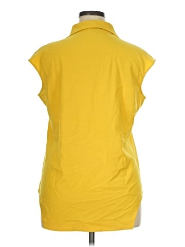 Samuel Dong Sleeveless Button-Down Shirt (view 2)