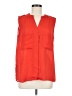 Mango 100% Polyester Red Sleeveless Blouse Size M - photo 1