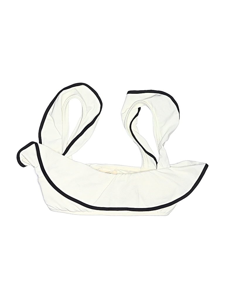 Pre-owned Eberjey Swimsuit Top Ivory Swimwear