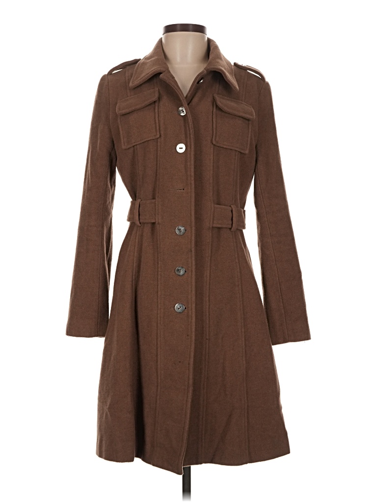 Pre-owned Unbranded Trenchcoat In Brown