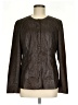 Dana Buchman 100% Polyester Snake Print Brown Jacket Size M - photo 1
