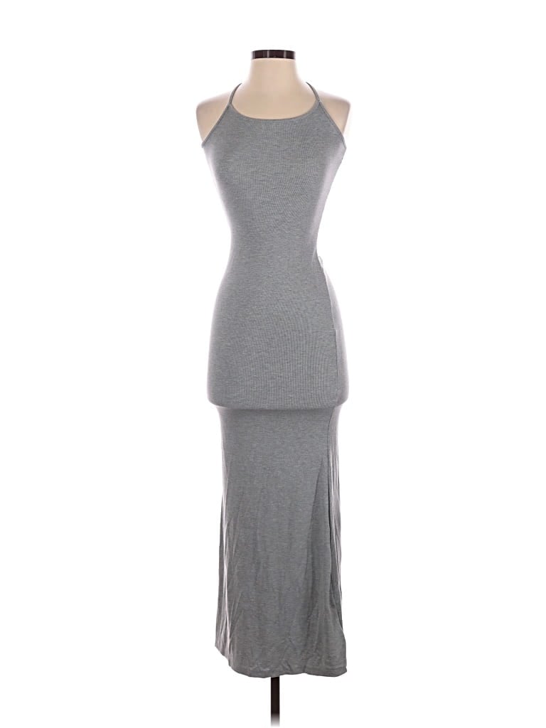 Pre-owned Gap Body Casual Dress In Gray