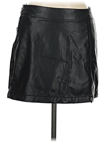 American Eagle Outfitters Faux Leather Skirt (view 1)