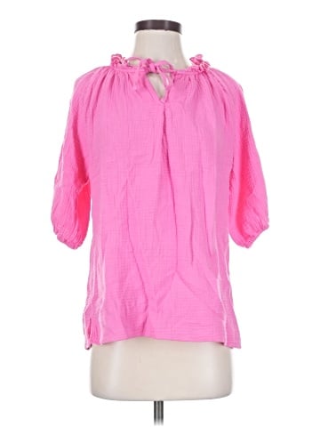 Pure Amici 3/4 Sleeve Blouse (view 1)