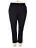 Croft & Barrow Solid Black Active Pants Size 20 - photo 1