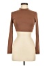 Shein Brown Long Sleeve Turtleneck Size 6 - photo 1