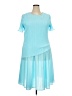 Anthony Richards 100% Polyester Blue Cocktail Dress Size 18 - photo 1