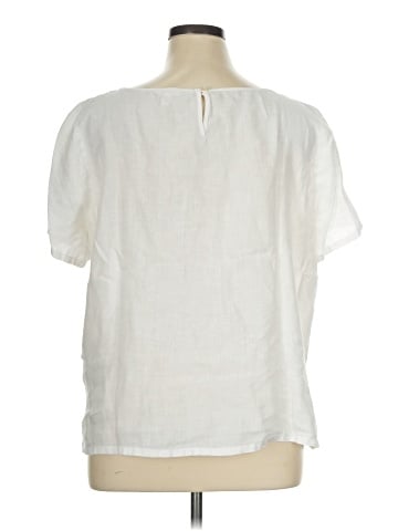 Eileen Fisher Short Sleeve Blouse (view 2)