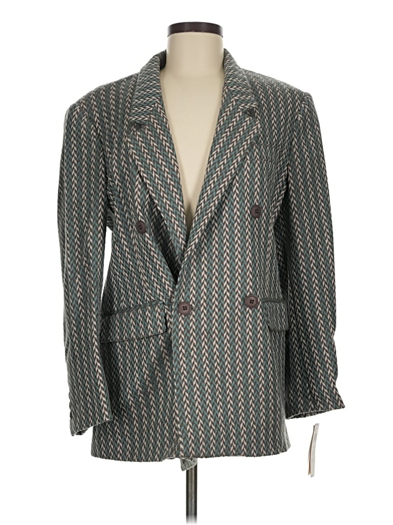 Pre-owned Evan Picone Blazer Jacket In Gray